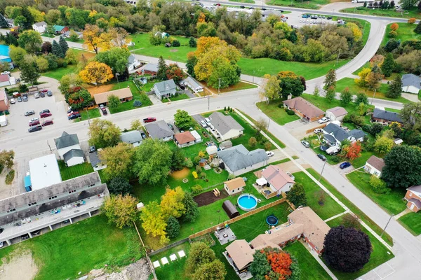 Aerial View Arthur Ontario Canada Fall — Stock Photo, Image