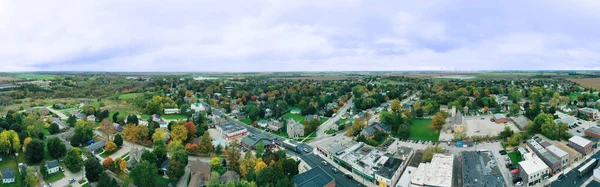 Letecké Panorama Artuše Ontario Kanada Podzim — Stock fotografie