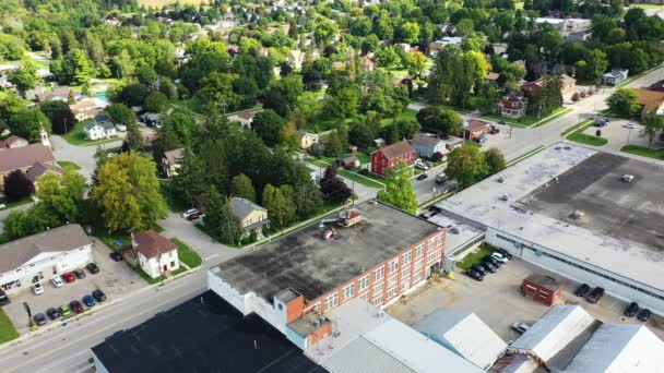 加拿大安大略省Plattsville的空中场景4K — 图库视频影像