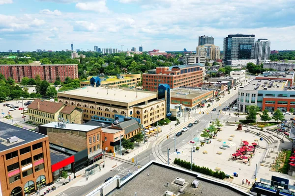 Güzel Bir Günde Kanada Ontario Waterloo Nun Hava Manzarası — Stok fotoğraf