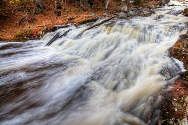 Scena Duchesnay Falls East Ontario Kanada — Zdjęcie stockowe