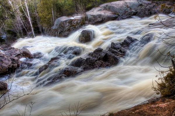 Wodospad Duchesnay Ontario Kanada — Zdjęcie stockowe