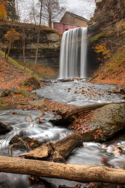 Vertical Decew Falls Ontario Canada — Foto Stock