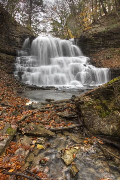 Vertical Lower Decew Falls Ontario Canada — Foto Stock