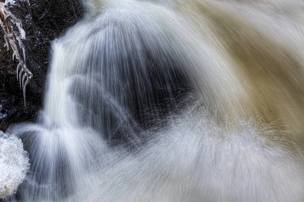 Μια Άποψη Του Eau Claire Gorge Falls Στο Οντάριο Του — Φωτογραφία Αρχείου