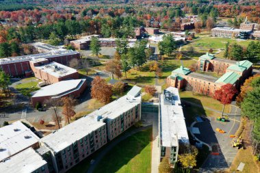 Westfield, Massachusetts, Birleşik Devletler - 11 Kasım 2021: Westfield Üniversitesi, Massachusetts, ABD