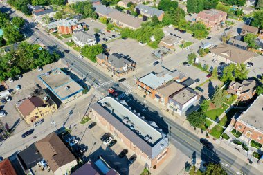 Waterdown, Ontario, Kanada 'nın havadan görüntüsü