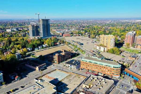 Brampton, Ontario, Kanada 'nın havadan görüntüsü