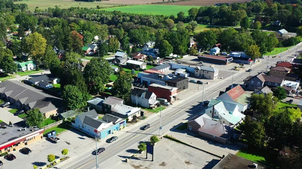 Thamesford, Ontario, Kanada 'nın hava manzarası