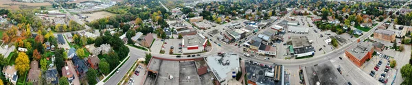 Aerial Panorama Elmira Ontario Canada Downtown — стоковое фото