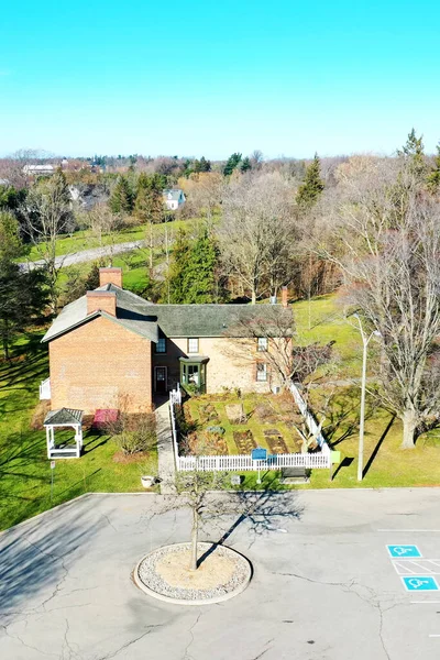 Niagara Lake Ontario Canada November 2021 Aerial Vertical Mcfarland House — Stock Photo, Image