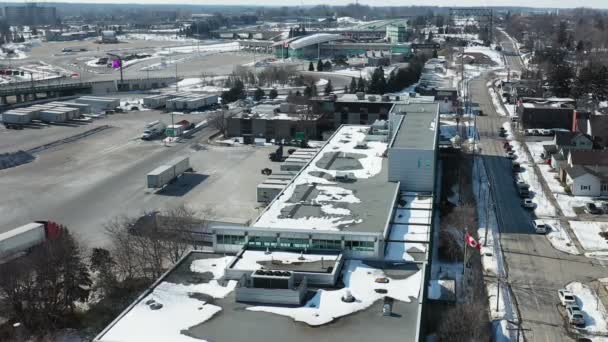 Aerial Scene Fort Erie Ontario Canada — Stock Video