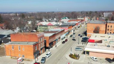 Ridgetown, Ontario, Kanada, şehir merkezi.