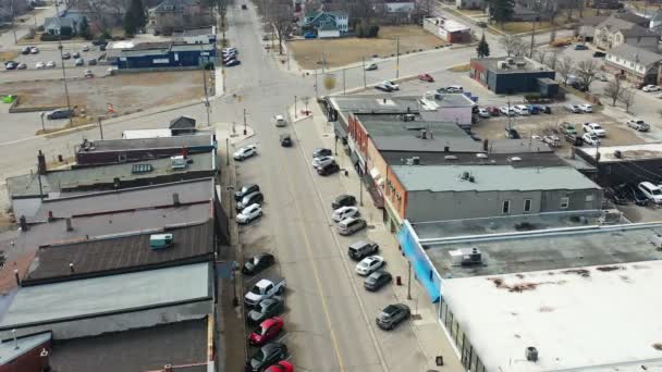 Vista Aérea Blenheim Ontario Canadá — Vídeos de Stock