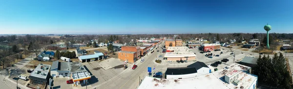 Aerial Panorama Ridgetown Ontario Canada — Foto de Stock