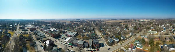 Ridgetown, Ontario, Kanada 'nın hava manzarası