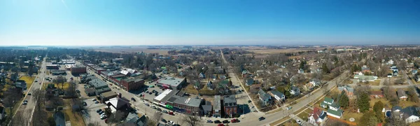 Aerial Panorama View Ridgetown Ontario Canada — Stock Photo, Image