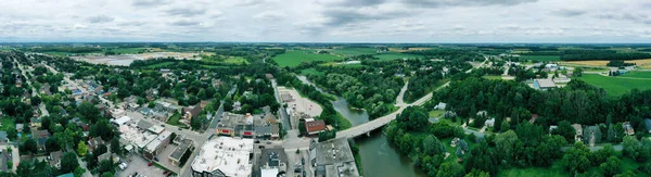 Aerial Panorama Scene Jacobs Ontario Canada Fine Day — Stock Photo, Image