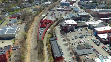 Northampton, Massachusetts, Birleşik Devletler 'in güzel bir sabahında 4K