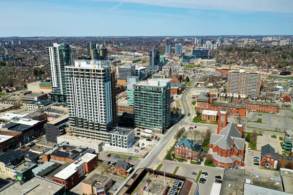 Aerial View Kitchener Ontario Canada Spring — ストック写真