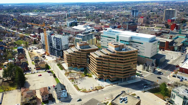 Uma Cena Aérea Kitchener Ontário Canadá Final Primavera — Fotografia de Stock