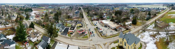 Aerial Panorama Brydges Ontario Canada —  Fotos de Stock