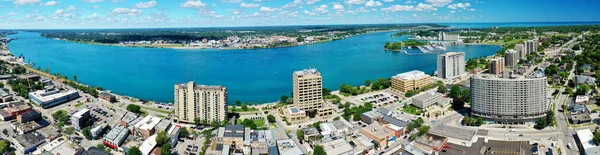 Légi Panoráma Sarnia Ontario Kanada — Stock Fotó