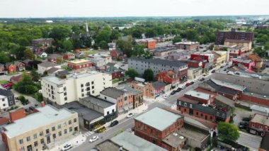 Thorold, Ontario, Kanada 4K hava sahnesi