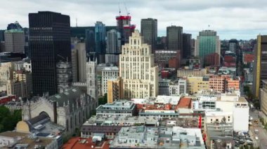 Montreal şehir merkezi, Quebec, Kanada 4K