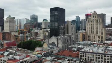 Montreal, Quebec, Kanada gökyüzü manzarası 4K