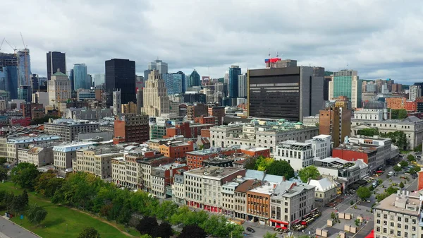 Antenna Montreal Quebec Canada Skyline — Foto Stock