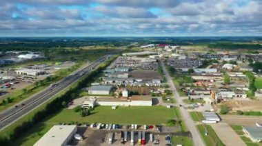 Hamilton, Ontario, Kanada... 5 Eylül 2022: Burlington Skyway, Kanada, editör 4K