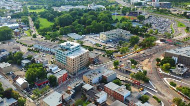 Quebec Şehir Merkezi, Kanada 'nın hava görüntüsü