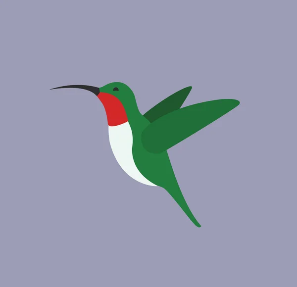 Ilustracja Kolibra Dekoracja Pokoju Dziecinnego Element Konstrukcji Wektorowej — Wektor stockowy
