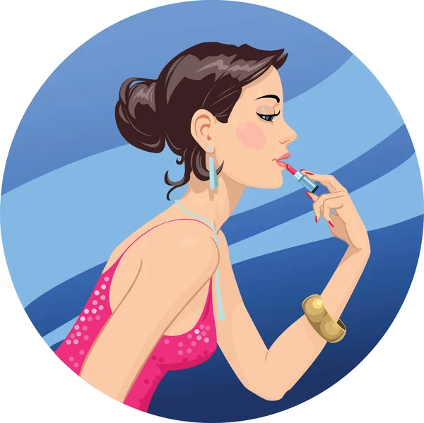 Maquillaje — Vector de stock