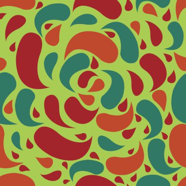 renkli soyut retro seamless modeli