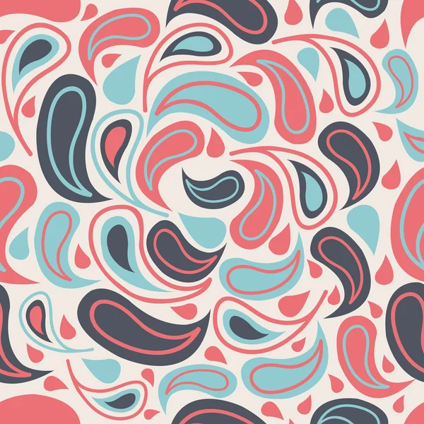 Abstract seamless pattern in pink and blue tones — Stock Vector