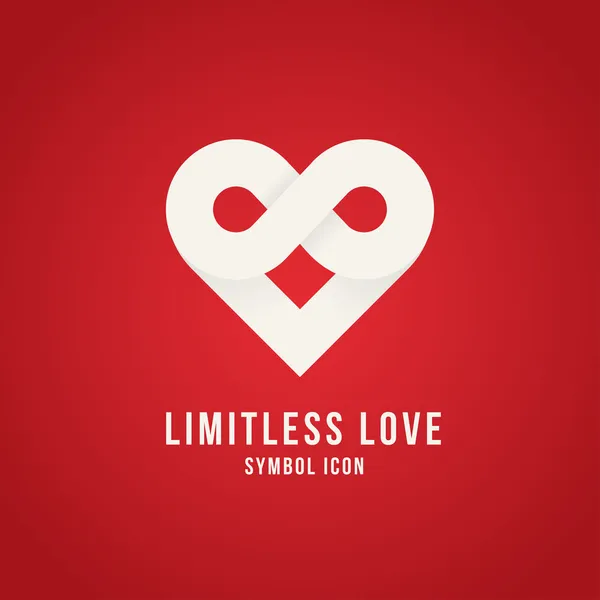 Limitless love symbol — Stock Vector