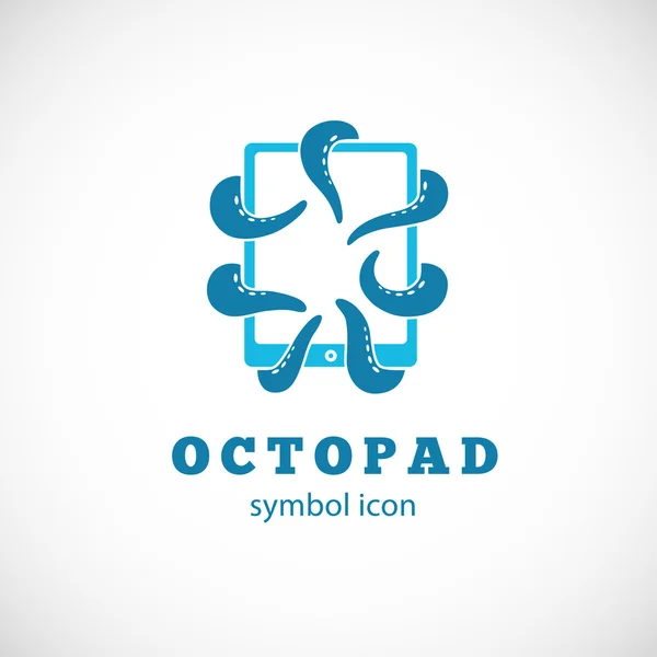 Symbolsymbol für Octo-Pad — Stockvektor