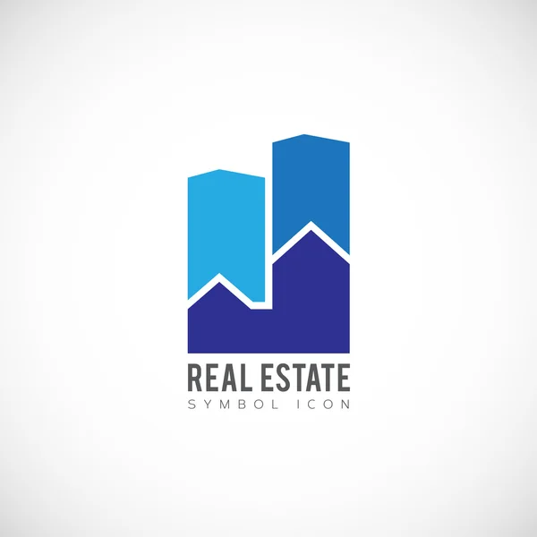 Real estate symbol icon — Stock Vector
