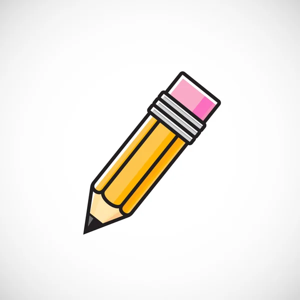 Vector pencil symbol icon — Stock Vector