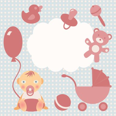 bebek duyuru kartı.