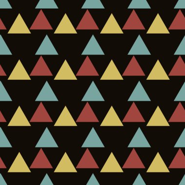 arka plan ile renkli üçgenler