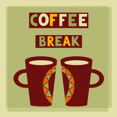 iki bardak sıcak içecek