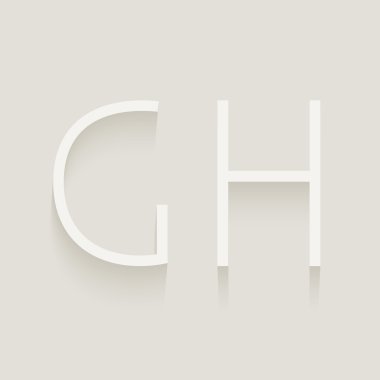 büyük harfler, g ve h.