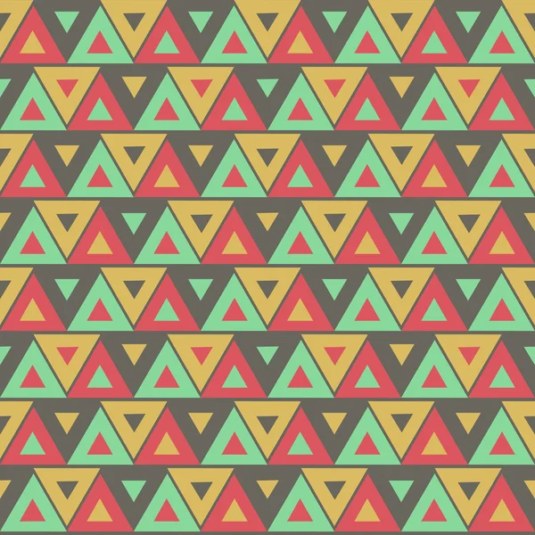 Farverig geometrisk sømløs baggrund – Stock-vektor