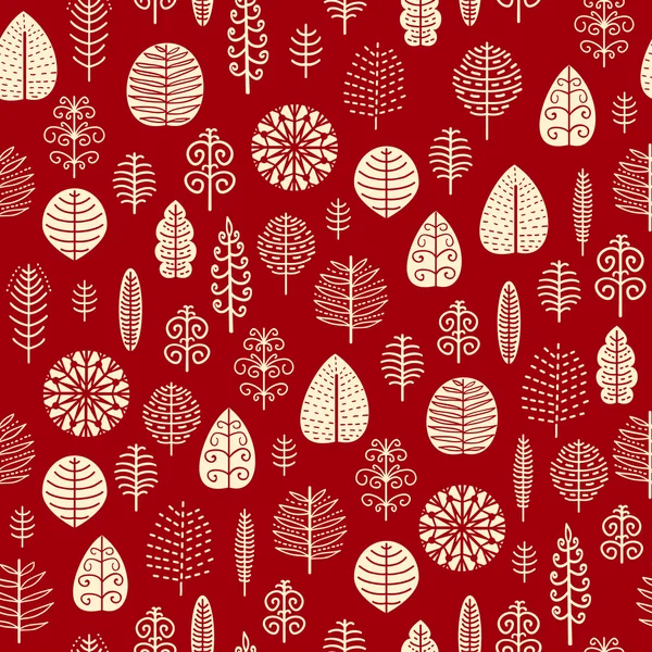 Seamless mönster för vinter och jul tema — Stock vektor