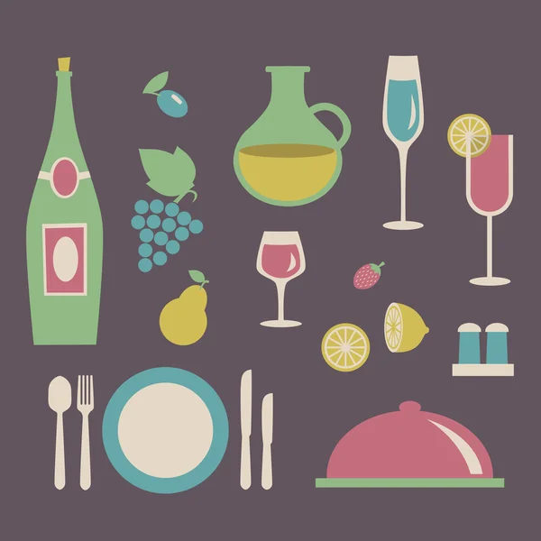 Еда, ресторан, дизайн меню — стоковый вектор