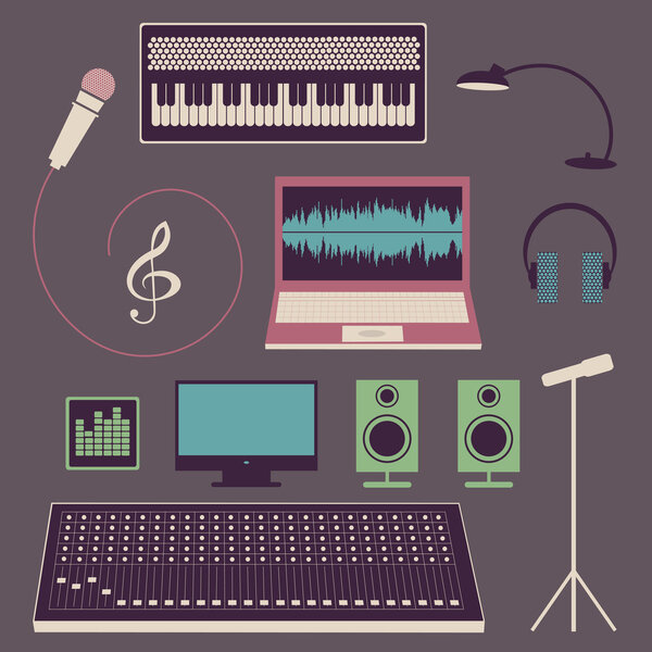 Объекты музыкальной студии
