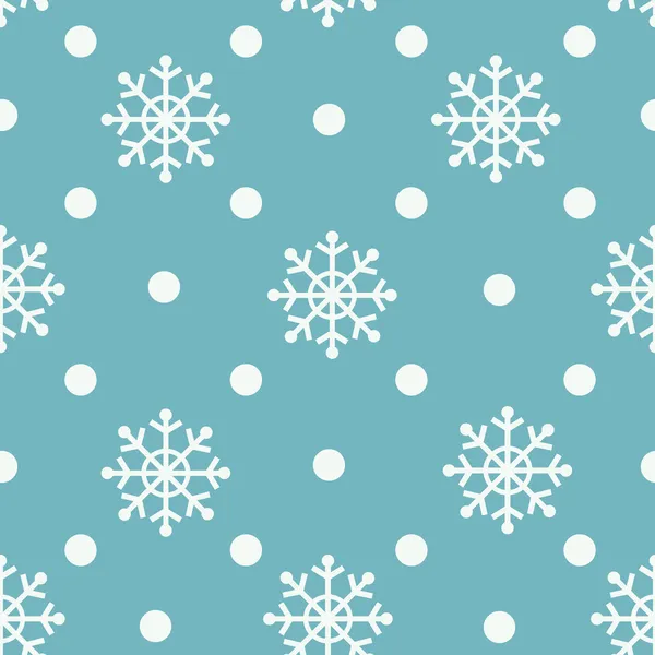 Seamless snowflakes background — Stock Vector